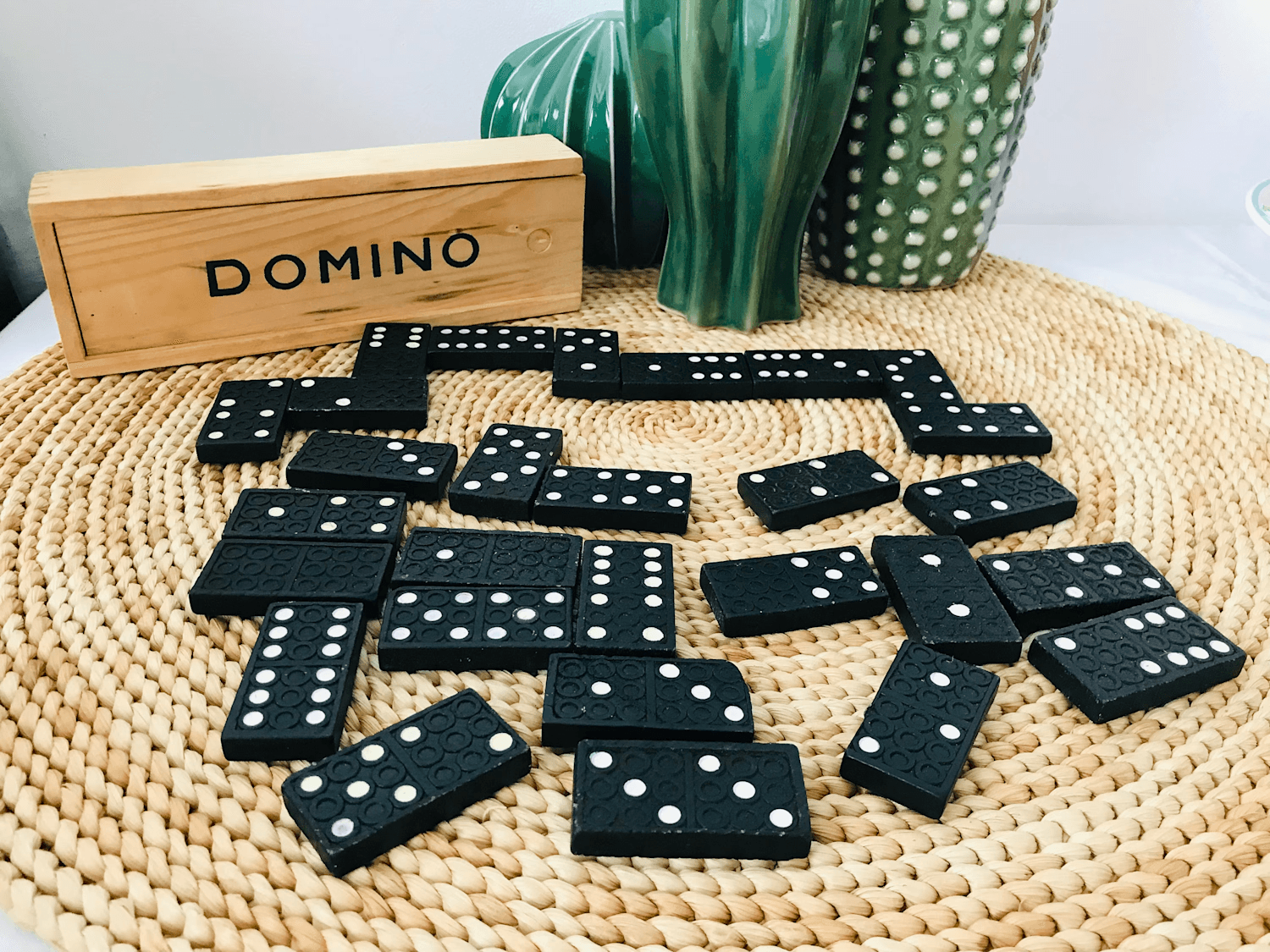 Image of Dominos on a table
